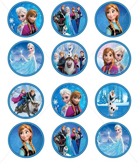 Disney Frozen Cupcake Toppers