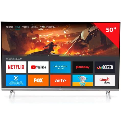 Smart Tv Aoc Polegadas Dled K Uhd Hdmi Usb Wi Fi Bluetooth