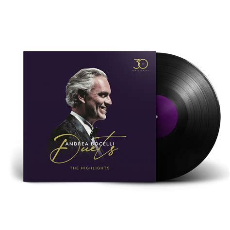 Duets - 30th Anniversary: Vinyl LP - Andrea Bocelli Official Store