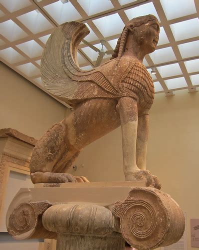 Naxian Sphinx Delphi Greece Ca Bc Ca Bc Flickr