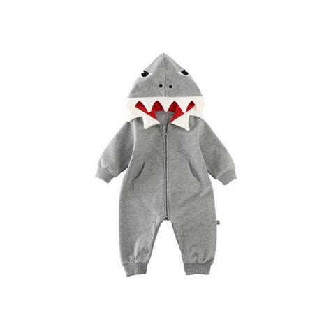 Schattige Baby Jongen Meisje D Shark Romper Jumps Grandado