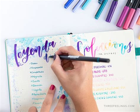 Llena Tu Bullet Journal De Letras Bonitas Y Mucho Color