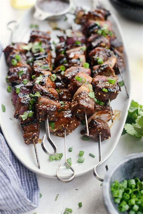 Simply Scratch Grilled Sesame Steak Skewers Simply Scratch