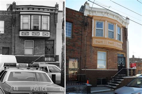 Mob Boss Angelo Bruno S House At 9th And Snyder In South Philly 1980 And 2009 Philadelphia