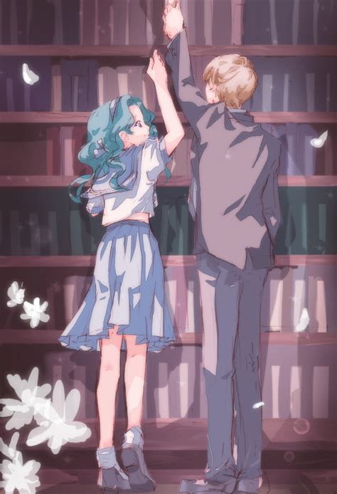 Ten Ou Haruka And Kaiou Michiru Bishoujo Senshi Sailor Moon Drawn By