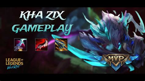 KHA ZIX STILL OP IN SEASON 14 JUNGLE WILD RIFT GAMEPLAY BUILD YouTube