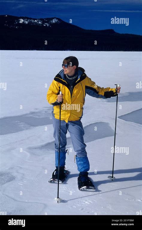 Schneeschuhwandern Am Diamond Lake Mit Mt Bailey Rogue Umpqua National