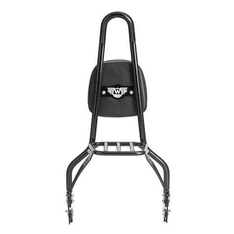 Sissy Bar Desmontável King 25 Com Bagageiro Removível Para Harley