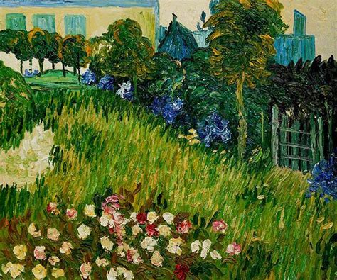 The Garden Of Daubigny Vincent Van Gogh Oil Painting Oil Paintings