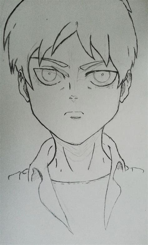 Attack On Titan -Eren Yeager quick sketch by bckwalton on deviantART