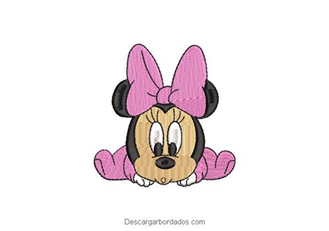 Diseño bordado minnie mouse bebé Descargar Diseños de Bordados