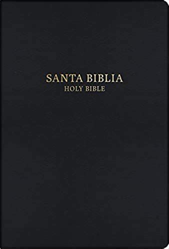 Biblia Bilingue RVR60 KJV Letra Grande Imitación Piel Librería Elim