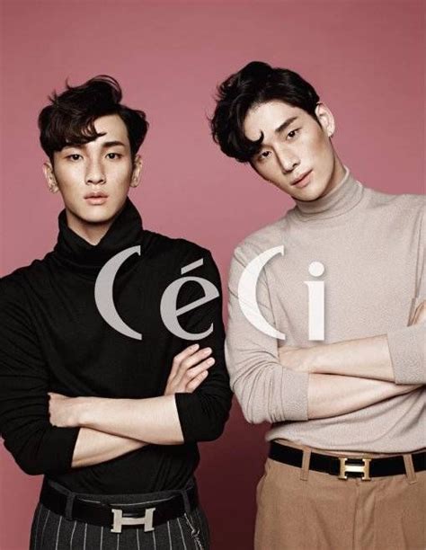 SHINee S Key And Model Kim Ki Bum Are Twins For CeCi Allkpop