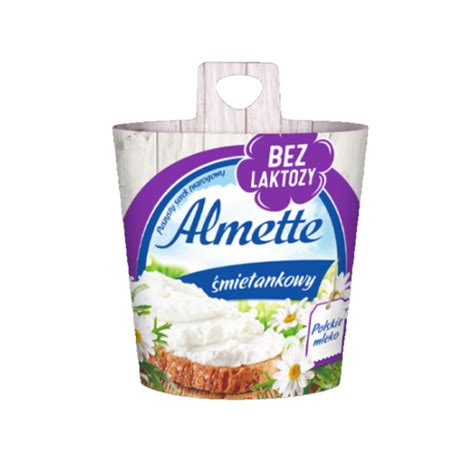 SEREK ALMETTE TWAROGOWY ŚMIETANKOWY BEZ LAKTOZY HOCHLAND 150g Dobre