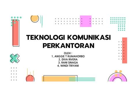 Power Point Teknologi Komunikasi Perkantoran Ppt