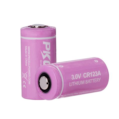 3 0V Non Rechargeable Disposable Cylindrical Battery Cr123A Lithium