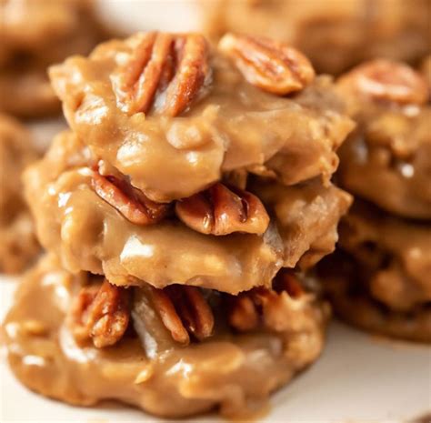 Easy Delights No Bake Coconut Pecan Praline Cookies For Instant Sweet