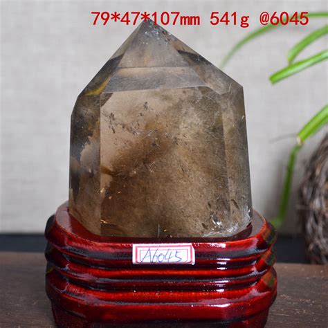 A G Rare Natural Golden Hair Rutilated Quartz Crystal Point