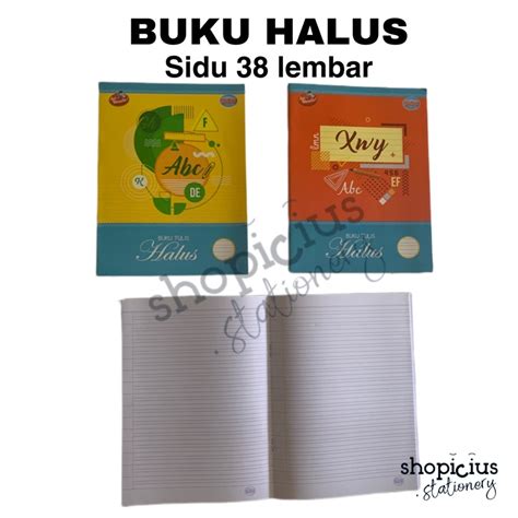 Jual Buku Halus 38 Lembar Sidu Shopee Indonesia