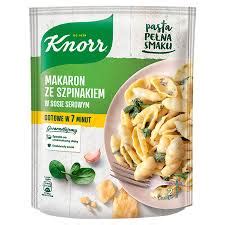 DANIE KNORR PASTA MAKARON SZPINAK SOS SER 160G SKLEP INTERNETOWY GROSZEK