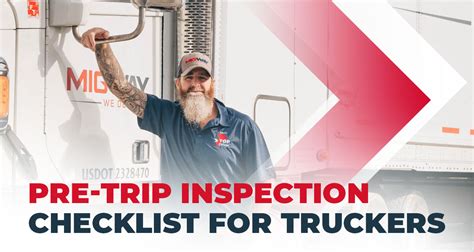 A Comprehensive Guide To Pre Trip Inspections For Truck Drivers Migway