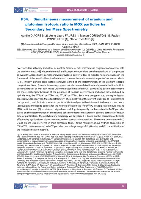 PDF Simultaneous Measurement Of Uranium And Plutonium Isotopic Ratio