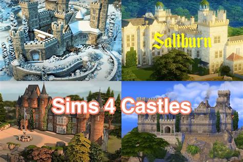 19+ Incredible Sims 4 Castle Builds (With Mind Blowing Speed Builds!)