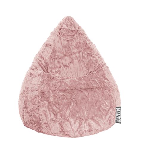 Pouf Fluffy Xl Vieux Rose Leroy Merlin