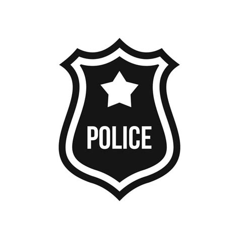 Police Badge Icon Simple Style Badge Police Simple Png And Vector