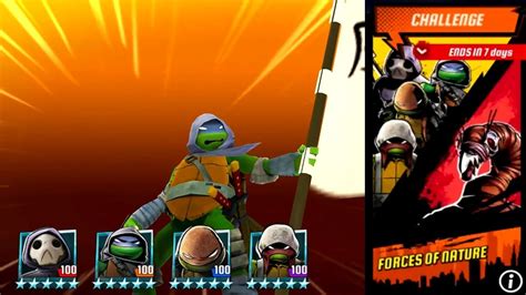 Teenage Mutant Ninja Turtles Legends Gameplay Forces Of Nature