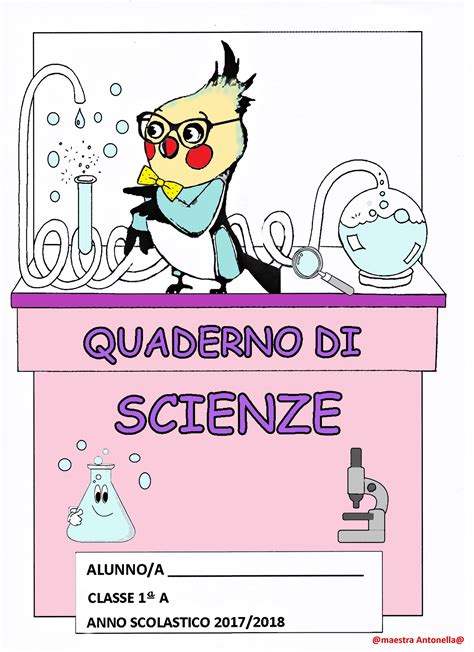 Copertina Per Quaderno Di Scienze Copertina Le Idee Della Scuola