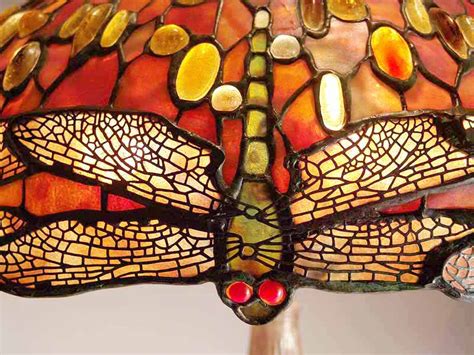 22 DRAGONFLY GOLD Tiffany Lamps