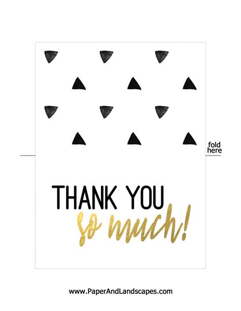 Free Free Printable Thank You Cards Paper And Landscapes Thank You Card