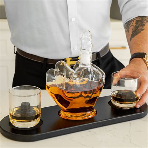 Add A Touch Of Humor To Your Life With Our Middle Finger Decanter Set