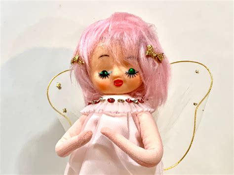 Vintage Pixie Fairy Tulle Ballerina Doll Wired Wings Faux Etsy