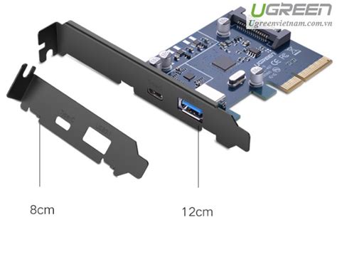 Card Pci Express Sang Usb Type C V Usb Ugreen Cao C P