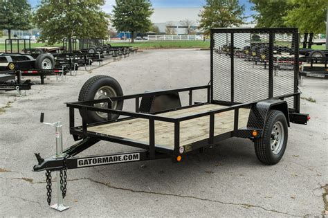 Heavy-Duty, Professional Grade 5x10 Utility Trailers - Gatormade