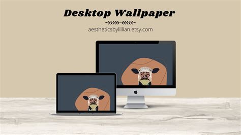 Cute Cow Desktop Wallpaper Mac Background MacBook Wallpaper MacBook Pro ...