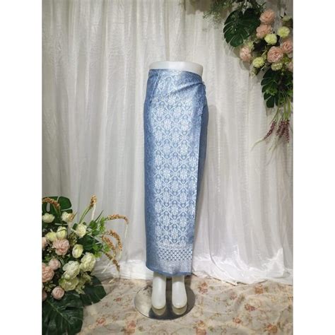 Ethnic Songket Wrap Skirt Songket Pattern Skirt Wrap Skirt Batik