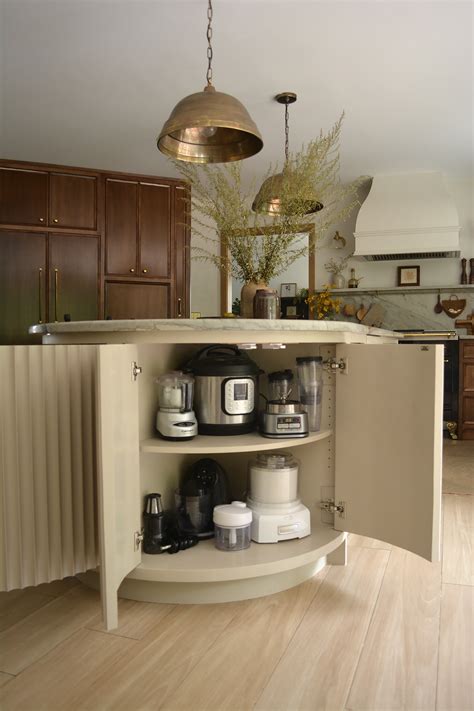 Hidden Small Appliance Storage In The Kitchen Make House Cool