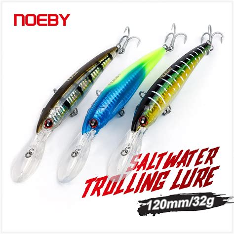 Noeby Minnow Isca De Pesca Trolling P S Mm Mm Mm Lento