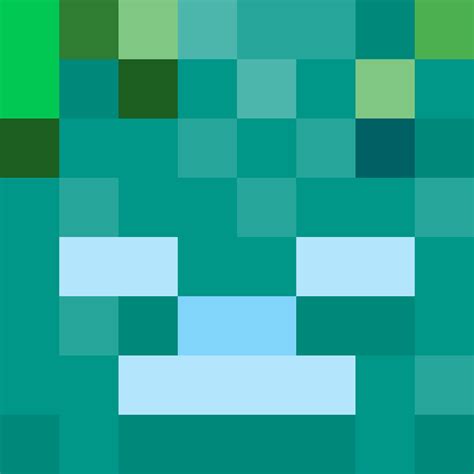 Pixilart Drowned Minecraft By Qwertswolfie