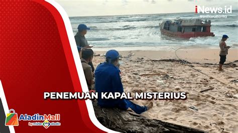 Kapal Tanpa Awak Terdampar Di Pantai Parang Ireng Banyuwangi Polisi