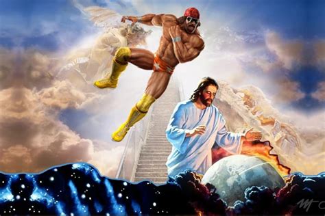 Qunexc Macho Man Randy Savage Jesus Art Silk Poster X Inch Silk