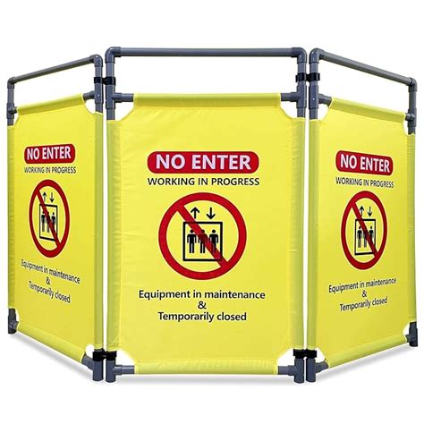 Buy Do Not Enter Signs Elevator Maintenance Caution Sign 3 Panels