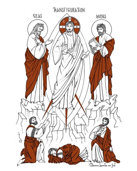 Illustration: Icon of the Transfiguration - Deacon Lawrence