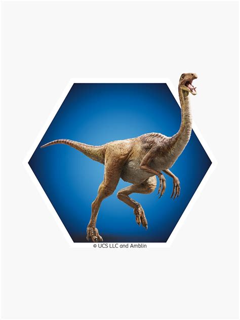 "Jurassic World Gallimimus" Stickerundefined by Voxis42 | Redbubble