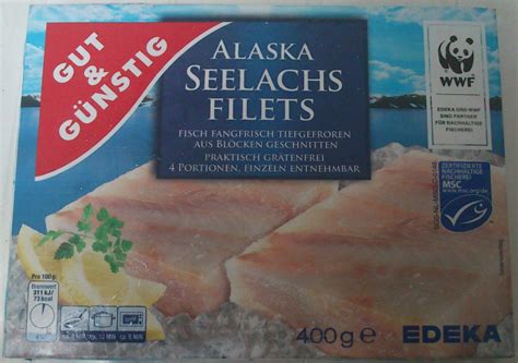 Alaska Seelachs Filets Gut G Nstig G