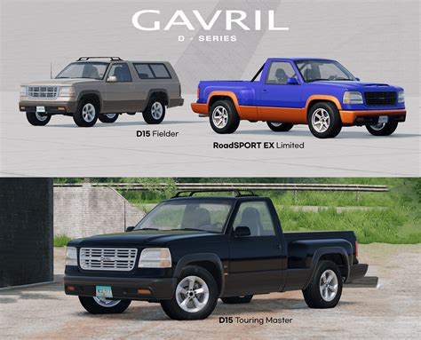 Gavril D-Series catalog : r/BeamNG