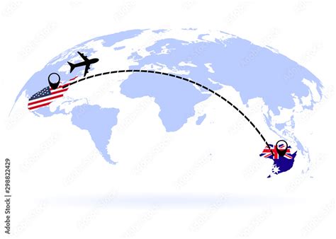 how long is a flight from usa to australia
